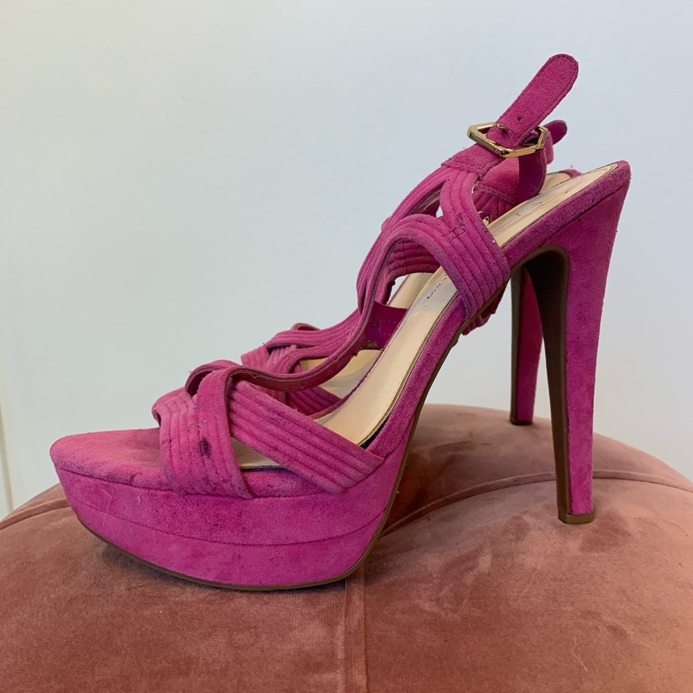 Pink Strapy Heels